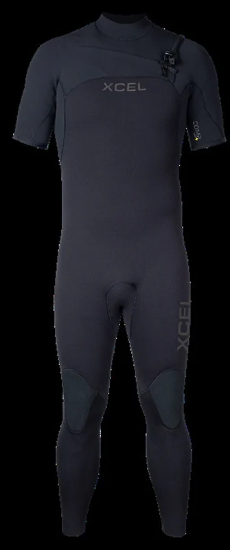 Erkek Comp+ Kısa Kollu 2 mm Spring/Kısa Islak Elbise — XCEL