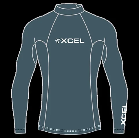 Genç Premium Stretch Uzun Kollu UV Üst / Rashguard — XCEL