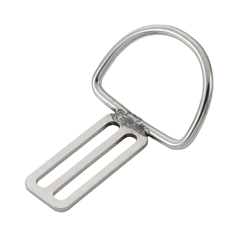2inç paslanmaz çelik ağırlık kemeri tutucusu D-halka bending tasarım angle 45° ø 5mm t 3mm — ProBlue