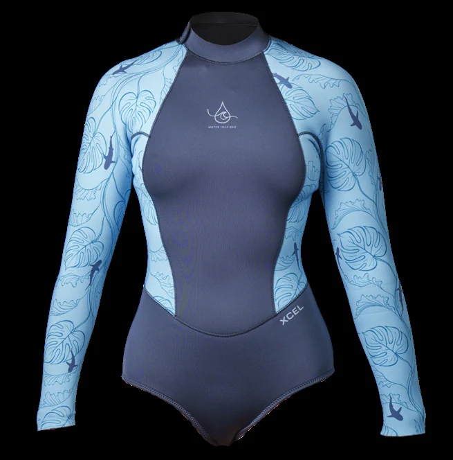 Water Inspired Axis 2mm Glideskin Sırt Fermuarlı Spring — XCEL