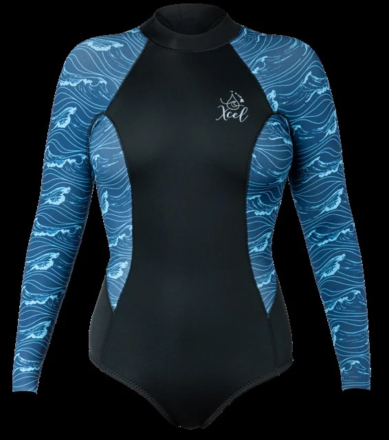 Water Inspired Axis 1mm Çift Taraflı Glideskin/Nylon Sport Üst — XCEL