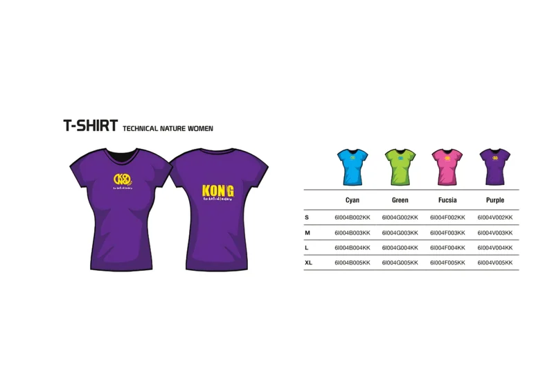 T-SHIRT Technical Nature Women — Aksesuar — KONG