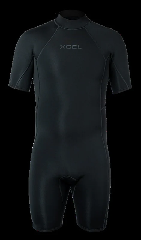Erkek Axis 2mm Kısa Kollu Springsuit — XCEL