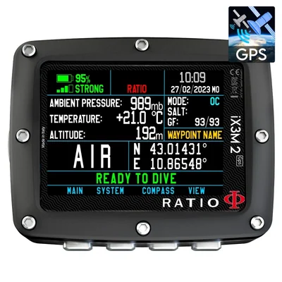 Ratio iX3M 2 GPS Tech+ Dalış Bilgisayarı — Ratio (görsel 3)