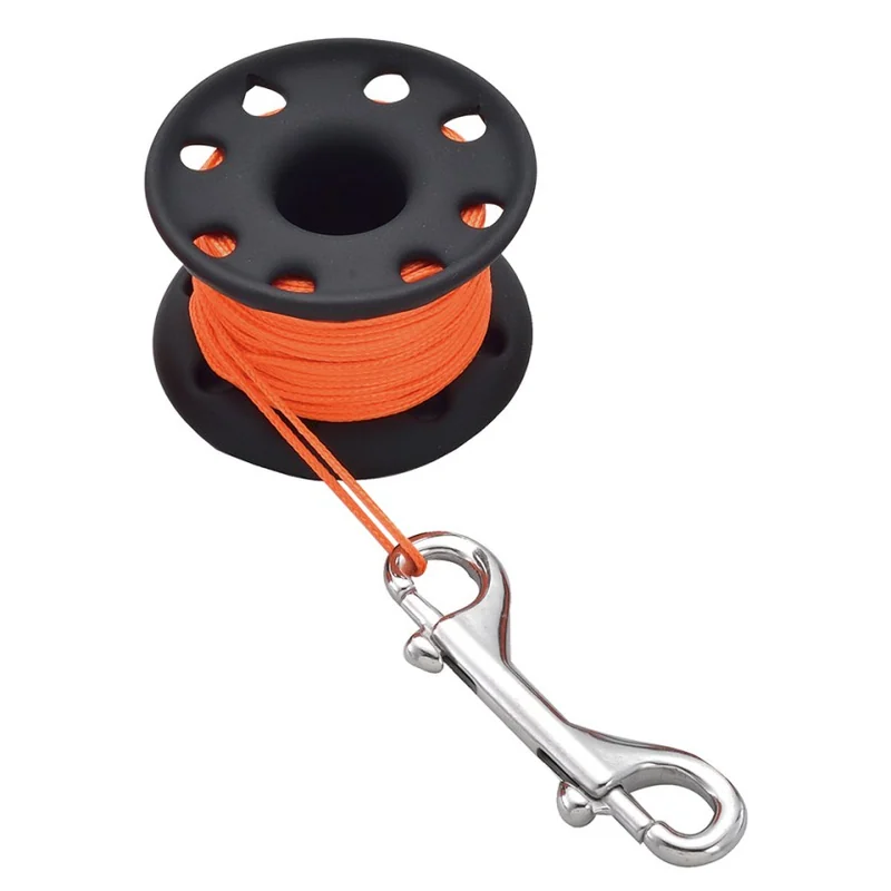 El makarası makara PVC gövde & paslanmaz çelik karabina 50 ft/15m — ProBlue