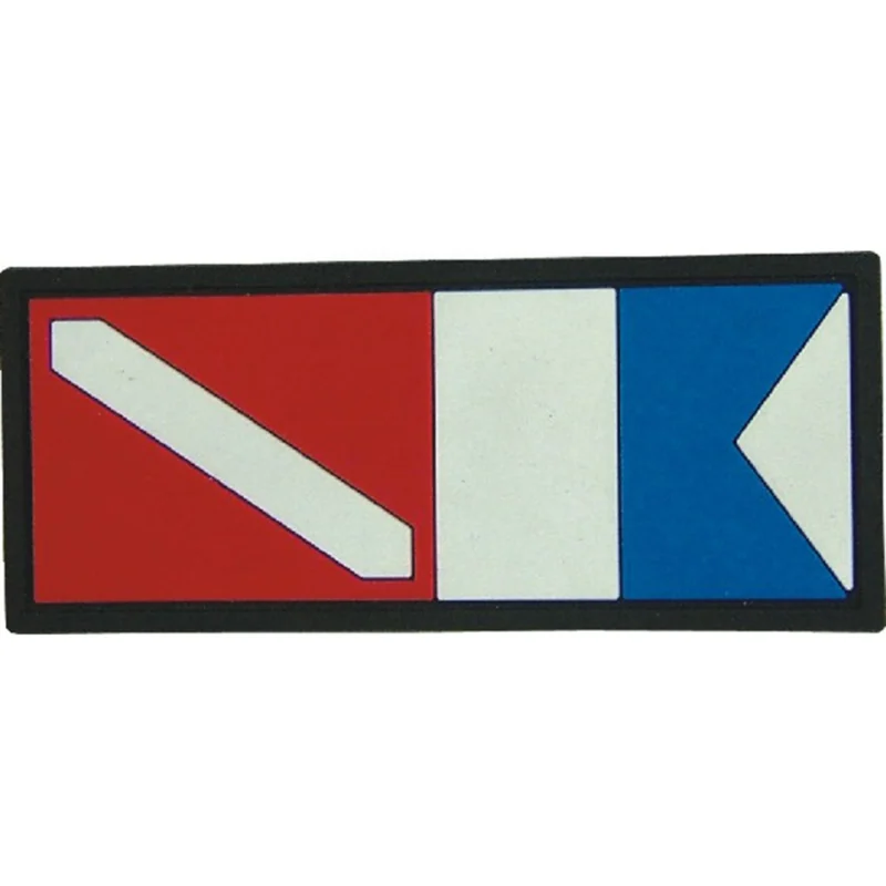 PVC dalgıç bayrağı sewing arması — ProBlue