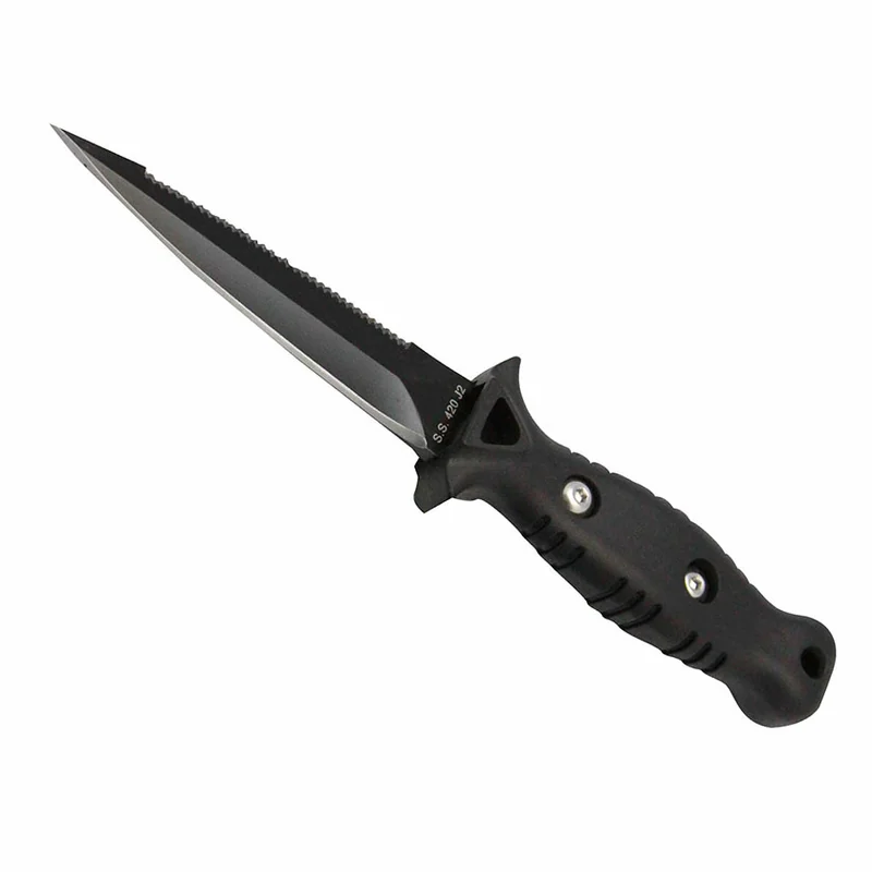 4.3inch 420 j2 paslanmaz çelik zıpkın avcılığı bıçağı — ProBlue