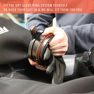 V4 Slim Style Dry Glove Ring System — Northern Diver (görsel 4)